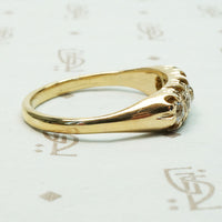 1880's Five OMC Diamond Gold Band