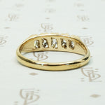 1880's Five OMC Diamond Gold Band
