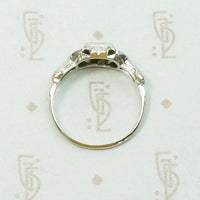 Lovely Little Art Deco Diamond Engagement Ring