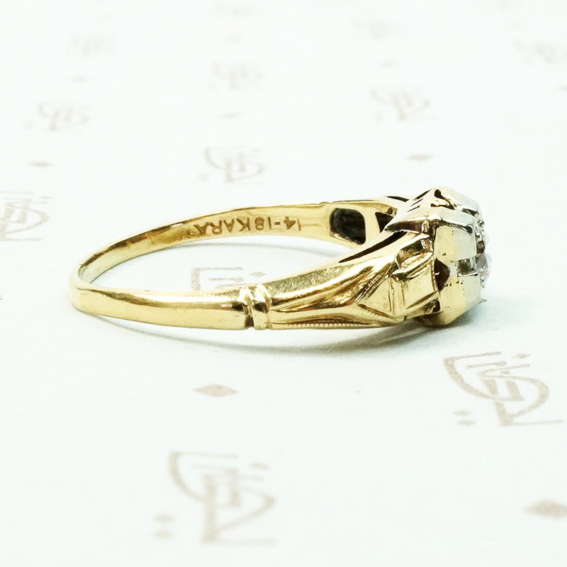 Delightful OEC Diamond Engagement Ring