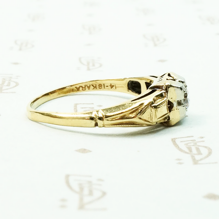 Delightful OEC Diamond Engagement Ring