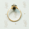 Unique Antique Oval Plaque Diamond Ring
