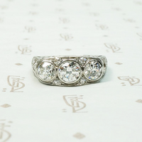 Architectural Beauty Edwardian Diamond Ring