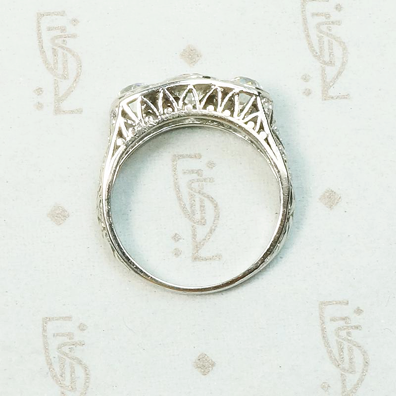 Architectural Beauty Edwardian Diamond Ring