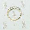 Chunky Diamond Wedding Band in Platinum & Gold