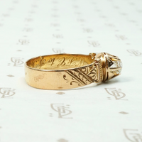 Victorian Grand Period OMC Diamond Solitaire