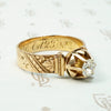 Victorian Grand Period OMC Diamond Solitaire