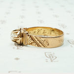 Victorian Grand Period OMC Diamond Solitaire