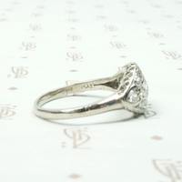 Art Deco Eye Ring with Marquis Cut Diamond