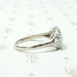 Art Deco Eye Ring with Marquis Cut Diamond