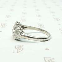Art Deco Eye Ring with Marquis Cut Diamond