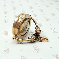 Antique Gold & Platinum Locket with Star Set Diamond