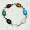 Vintage Seven Scarab Bracelet in Sterling