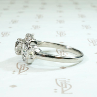 Bold & Pretty 1930s Deco Diamond Engagement Ring