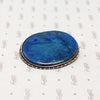 Big Bold Beautiful Blue Sodalite Brooch in Silver
