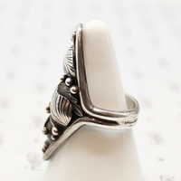 Luciano Chavez Sterling Leaf & Bud Ring