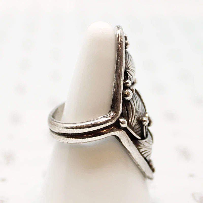 Luciano Chavez Sterling Leaf & Bud Ring