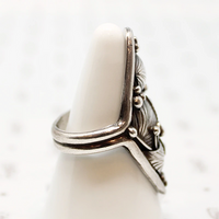 Luciano Chavez Sterling Leaf & Bud Ring