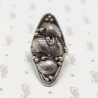 Luciano Chavez Sterling Leaf & Bud Ring