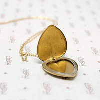 Retro Engraved Shiny Heart Locket