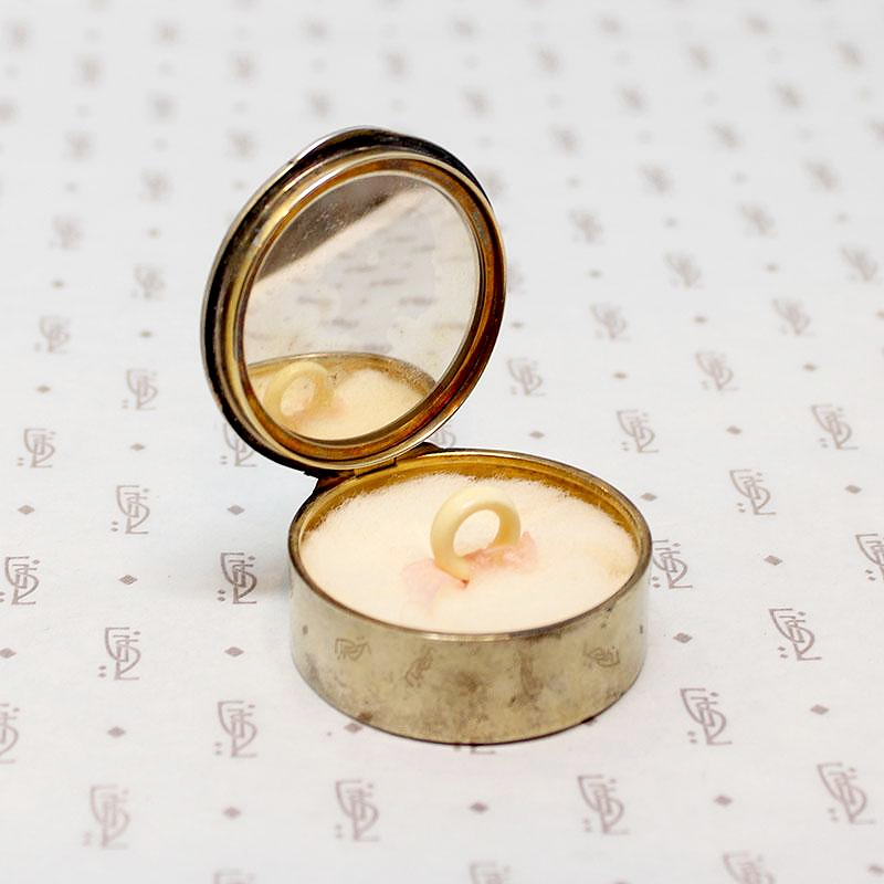 Jazz Age Silver & Guilloché Enamel Powder Box