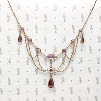 Dreamy Turn of the 19th Century Festoon Necklace