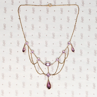 Dreamy Turn of the 19th Century Festoon Necklace