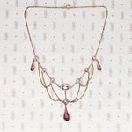 Dreamy Turn of the 19th Century Festoon Necklace