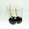 Darkly Romantic Victorian Onyx Ear Bobs