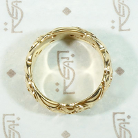 Sweetly Modeled Forget Me Not Band by Jabel