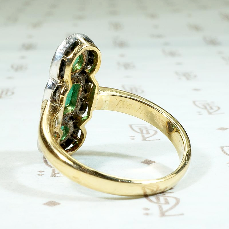 Fascinating Emerald & Diamond Ring with a Past