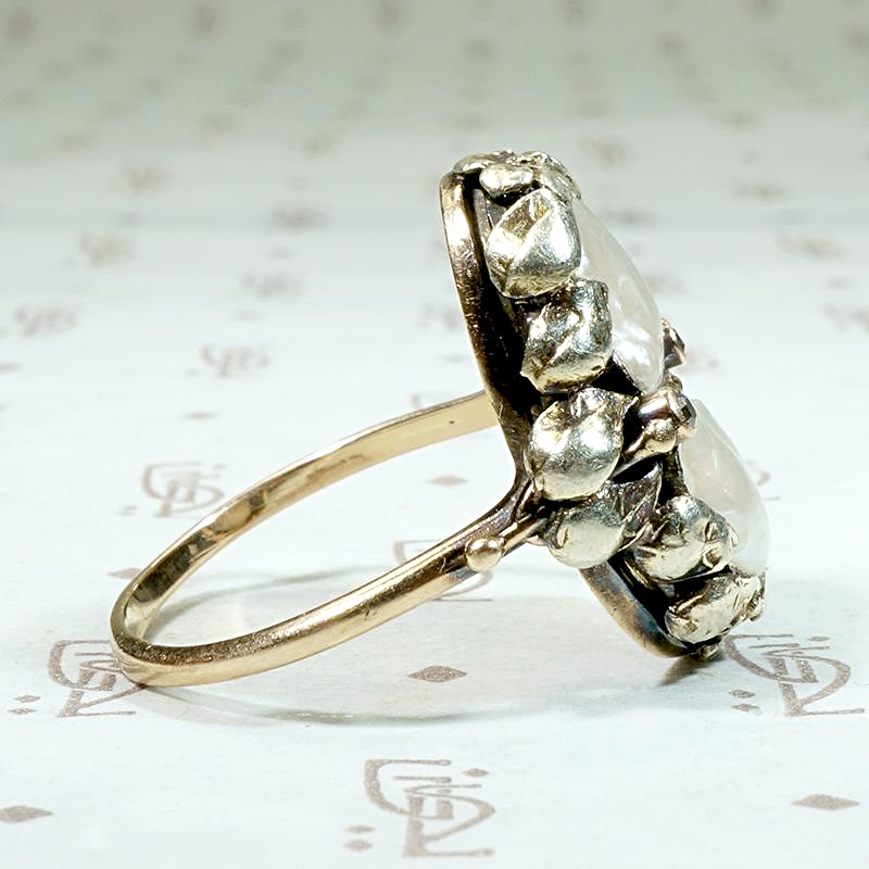 Voluptuous Dream Art Nouveau Baroque Pearl Ring