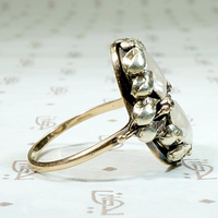 Voluptuous Dream Art Nouveau Baroque Pearl Ring