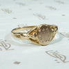Whimsical Vintage Signet Ring with Bears