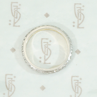 Platinum on 18k Forget Me Not Band Dated 1918