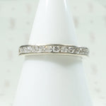 Mid Century Diamond Eternity Band Size 4.5