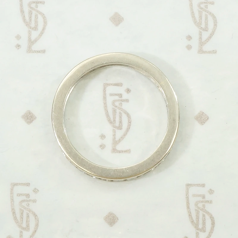 Mid Century Diamond Eternity Band Size 4.5