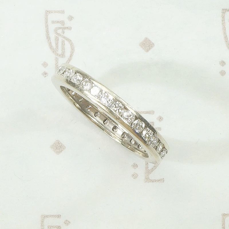 Mid Century Diamond Eternity Band Size 4.5