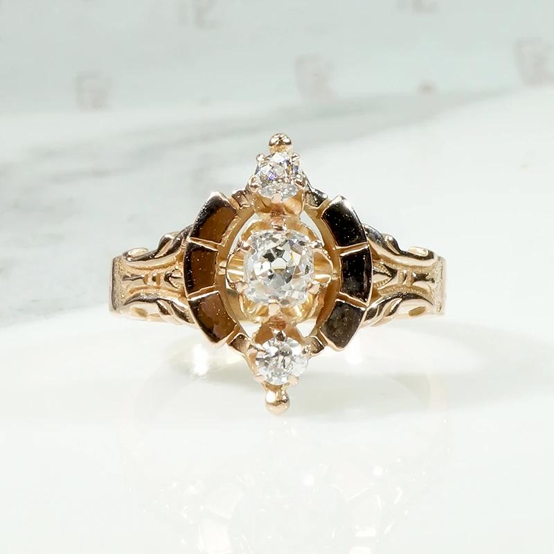 Grand Period Victorian Old Mine Diamond Ring