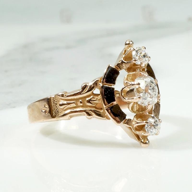 Grand Period Victorian Old Mine Diamond Ring
