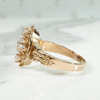 Grand Period Victorian Old Mine Diamond Ring