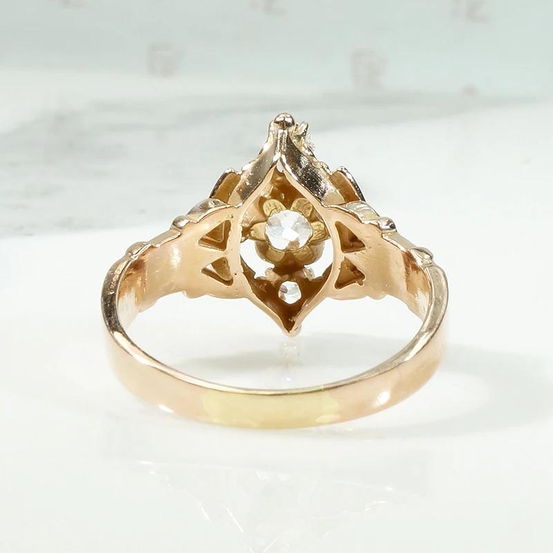 Grand Period Victorian Old Mine Diamond Ring