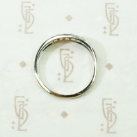 Delicate Deco Double Row Diamond Band