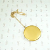 Art Nouveau Locket with Rococo Lady