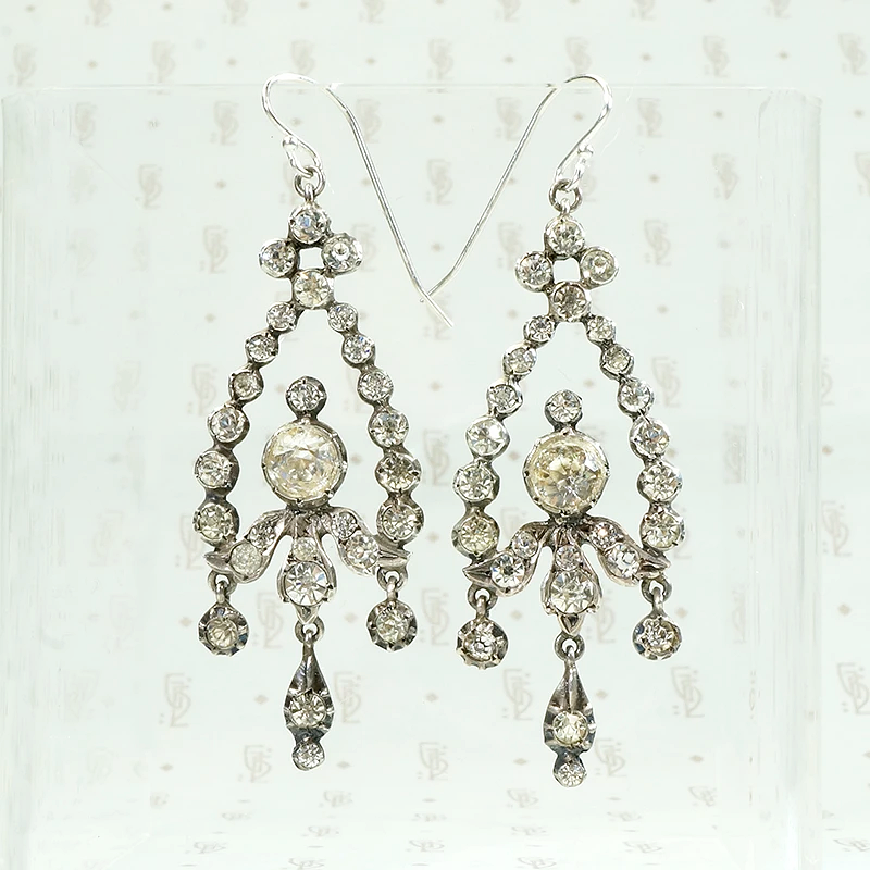 Chandelier Paste Earrings Dripping with Sparkle
