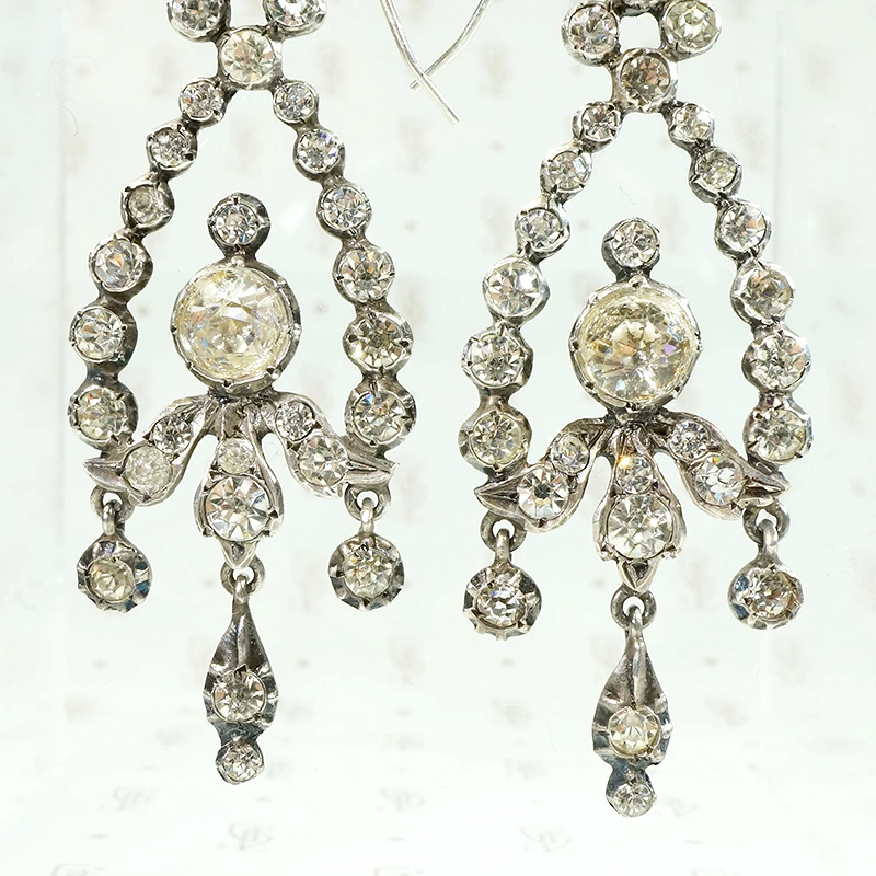 Chandelier Paste Earrings Dripping with Sparkle
