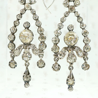 Chandelier Paste Earrings Dripping with Sparkle
