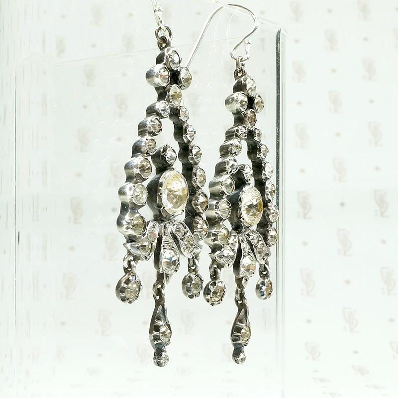 Chandelier Paste Earrings Dripping with Sparkle