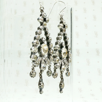 Chandelier Paste Earrings Dripping with Sparkle