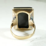 Soldier with Dacian Draco Onyx Intaglio Ring